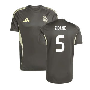2025-2026 Real Madrid Training Jersey (Utility Grey) (Zidane 5)