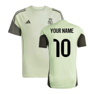 2025-2026 Real Madrid Training Tee (Almost Lime) - Kids