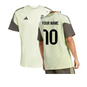 2025-2026 Real Madrid Training Tee (Almost Lime)