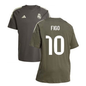 2025-2026 Real Madrid Training Tee (Utility Grey) (Figo 10)