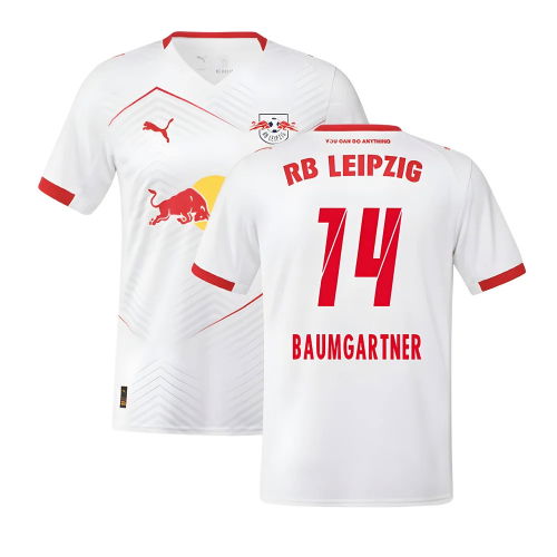 2025-2026 Red Bull Leipzig Home Shirt (Baumgartner 14)