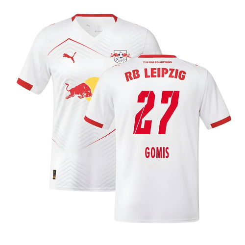 2025-2026 Red Bull Leipzig Home Shirt (Gomis 27)