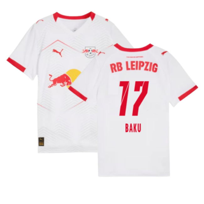 2025-2026 Red Bull Leipzig Home Shirt (Kids) (Baku 17)