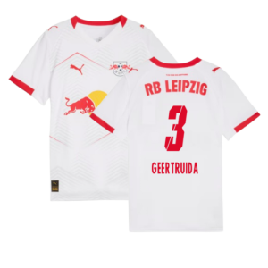 2025-2026 Red Bull Leipzig Home Shirt (Kids) (Geertruida 3)