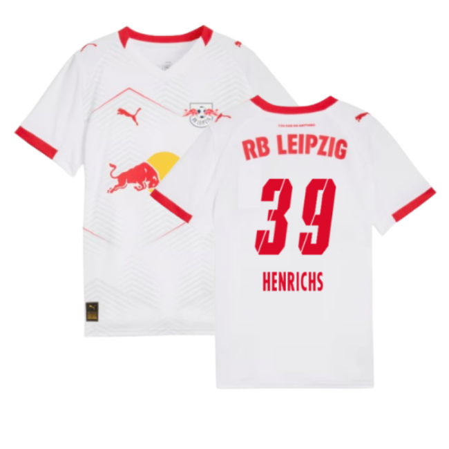 2025-2026 Red Bull Leipzig Home Shirt (Kids) (Henrichs 39)