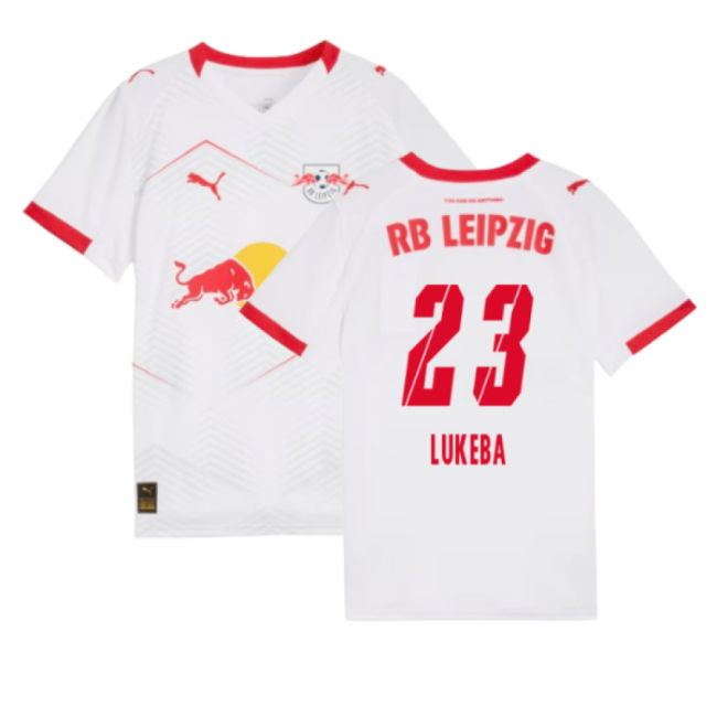 2025-2026 Red Bull Leipzig Home Shirt (Kids) (Lukeba 23)