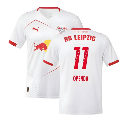 2025-2026 Red Bull Leipzig Home Shirt (Openda 11)