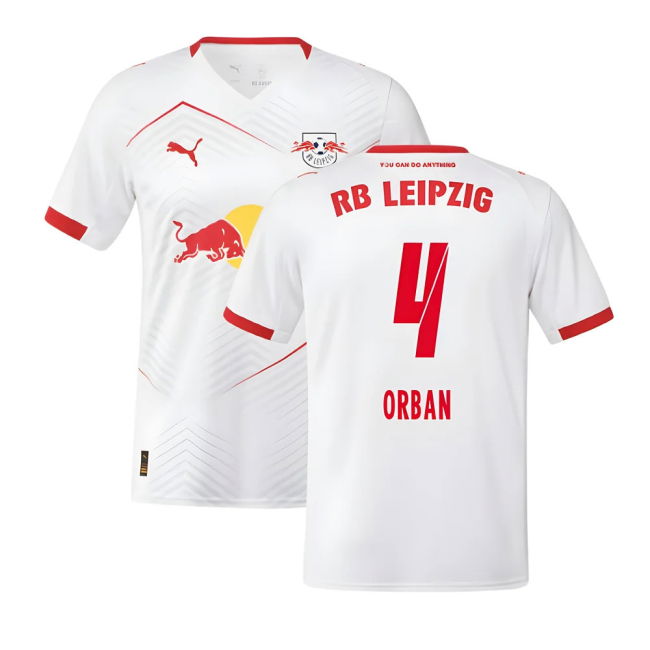 2025-2026 Red Bull Leipzig Home Shirt (Orban 4)