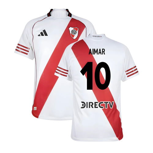2025-2026 River Plate Authentic Home Shirt (Aimar 10)