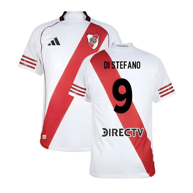 2025-2026 River Plate Authentic Home Shirt (Di Stefano 9)