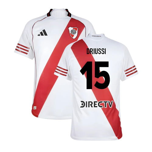 2025-2026 River Plate Authentic Home Shirt (Driussi 15)