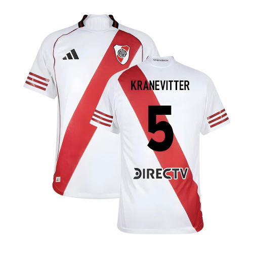 2025-2026 River Plate Authentic Home Shirt (Kranevitter 5)