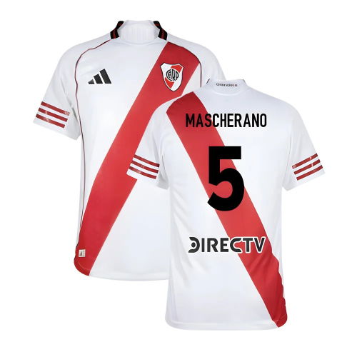 2025-2026 River Plate Authentic Home Shirt (Mascherano 5)
