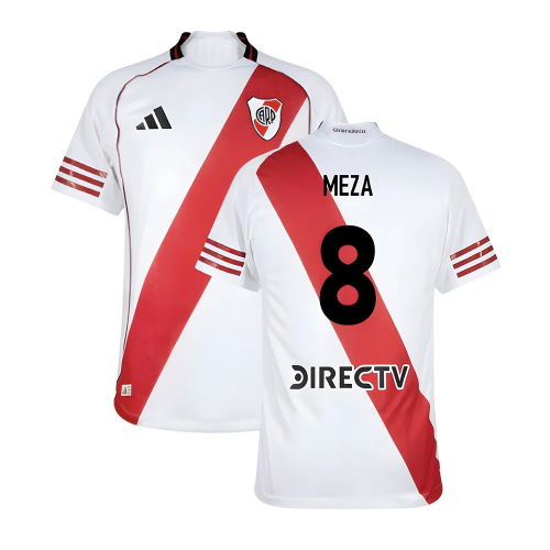2025-2026 River Plate Authentic Home Shirt (Meza 8)