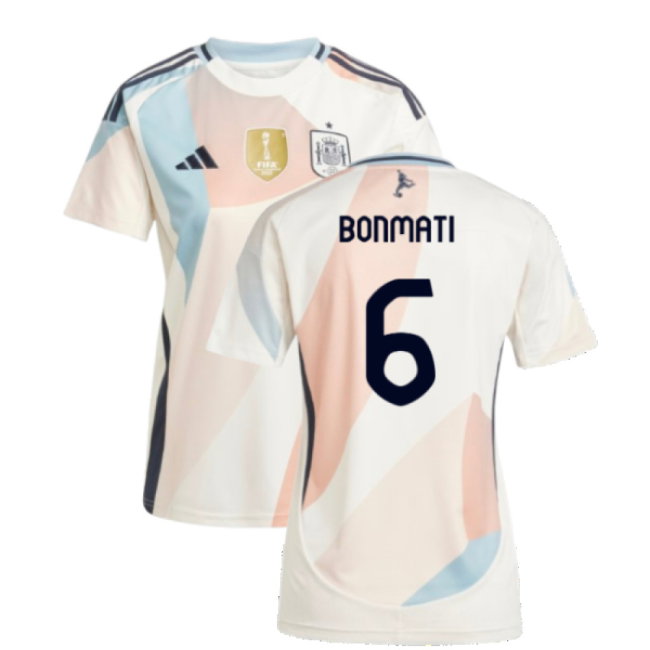 2025-2026 Spain Away Shirt (Womens) (Bonmati 6)