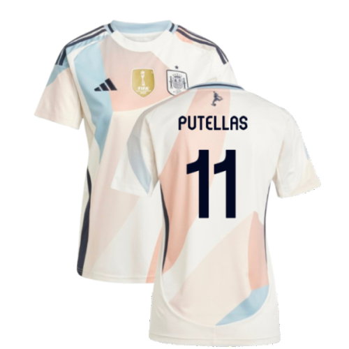 2025-2026 Spain Away Shirt (Womens) (Putellas 11)