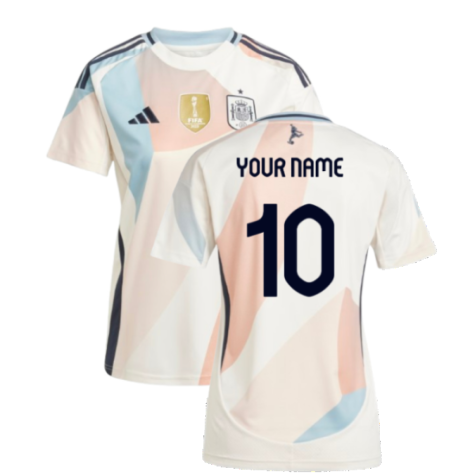 2025-2026 Spain Away Shirt (Womens) (Your Name)