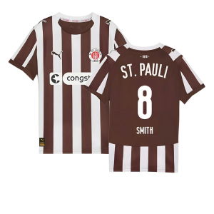 2025-2026 St Pauli Home Shirt (Kids) (Smith 8)