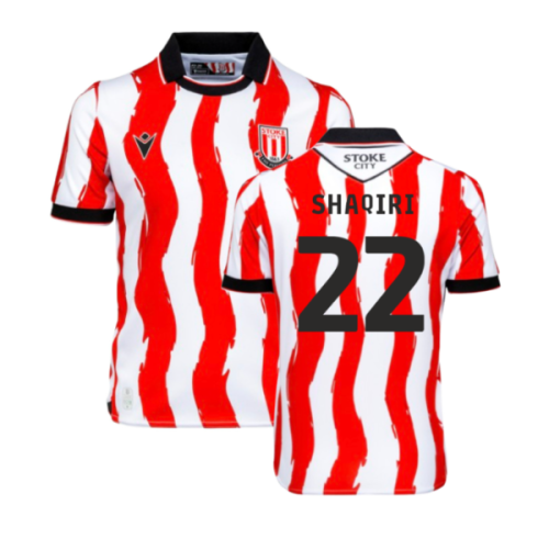 2025-2026 Stoke City Home Shirt (Kids) (Shaqiri 22)