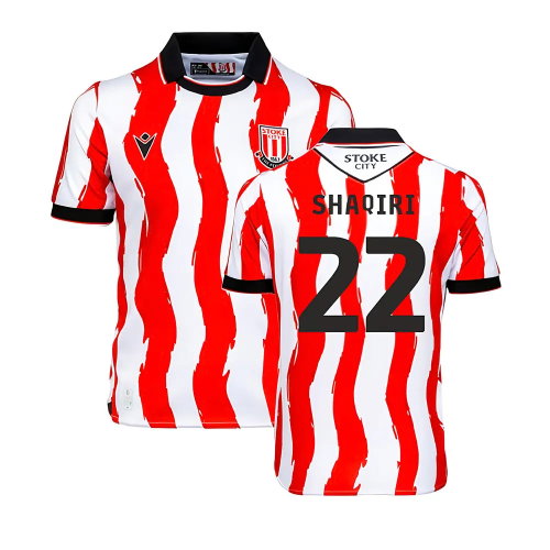 2025-2026 Stoke City Home Shirt (Kids) (Shaqiri 22)