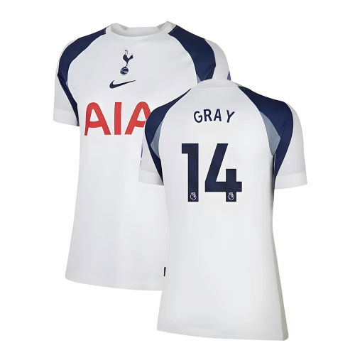 2025-2026 Tottenham Home Shirt (Womens) (Gray 14)