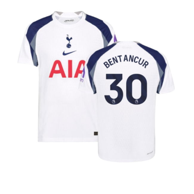 2025-2026 Tottenham Hotspur Authentic Home Shirt (Bentancur 30)