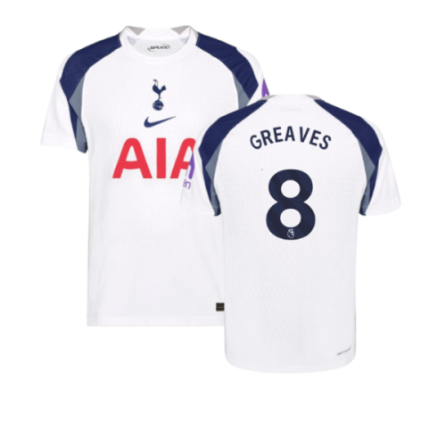 2025-2026 Tottenham Hotspur Authentic Home Shirt (Greaves 8)