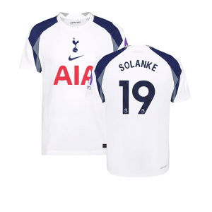 2025-2026 Tottenham Hotspur Authentic Home Shirt (Solanke 19)