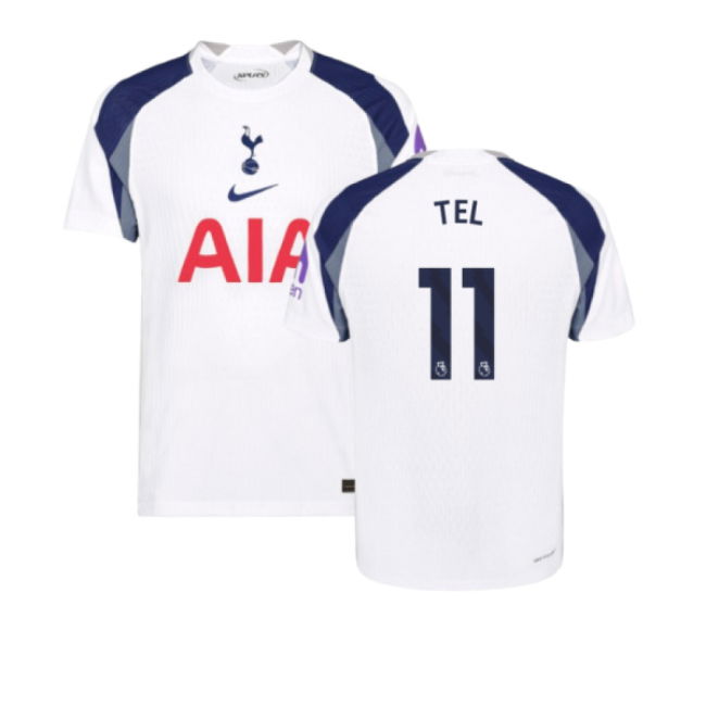 2025-2026 Tottenham Hotspur Authentic Home Shirt (Tel 11)