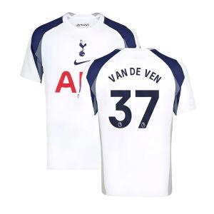 2025-2026 Tottenham Hotspur Home Shirt (Van De Ven 37)