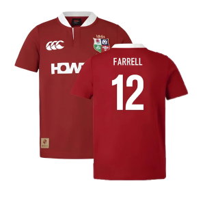 2025 British & Lions Classic SS Rugby Shirt (Farrell 12)
