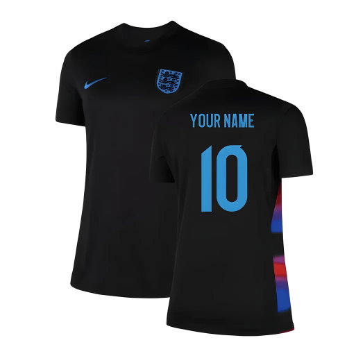 2025 England Womens Team Away Shirt (Ladies) (Your Name)