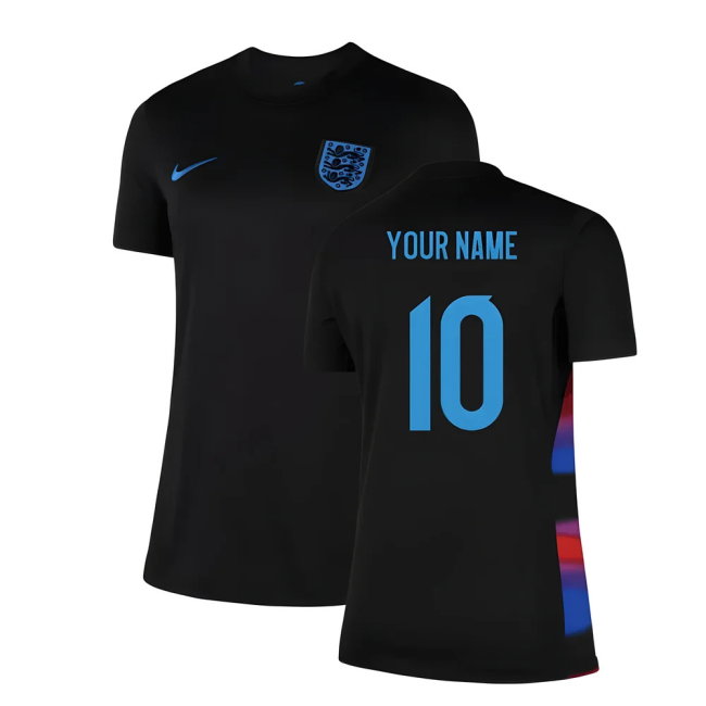 2025 England Womens Team Away Shirt (Ladies) (Your Name)