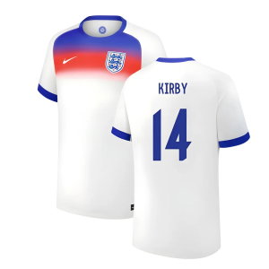 2025 England Womens Team Home Shirt (Kids) (KIRBY 14)