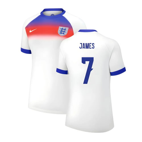 2025 England Womens Team Home Shirt (Ladies) (JAMES 7)