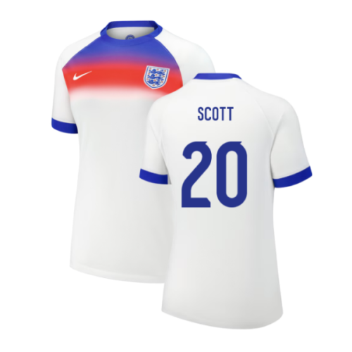 2025 England Womens Team Home Shirt (Ladies) (SCOTT 20)