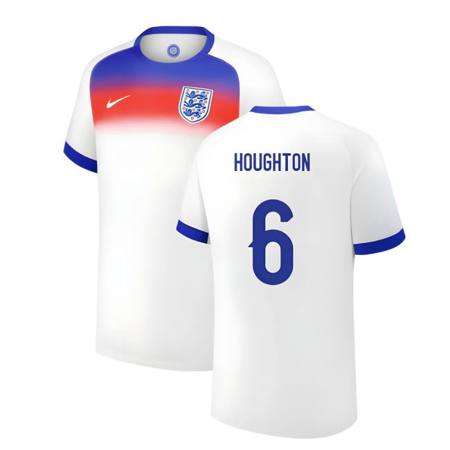 2025 England Womens Team Home Shirt (Unisex) (HOUGHTON 6)