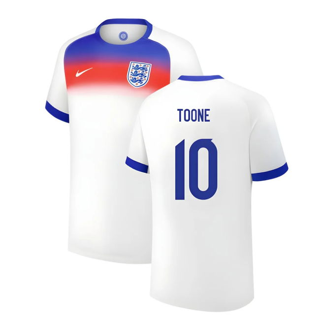 2025 England Womens Team Home Shirt (Unisex) (TOONE 10)
