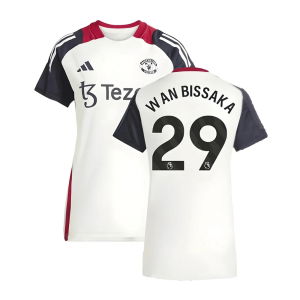 2025 Man Utd Training Jersey (Off White) - Womens (Wan Bissaka 29)