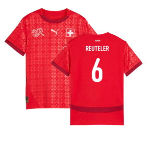 2025 Switzerland EUR25 Home Shirt (Kids) (Reuteler 6)
