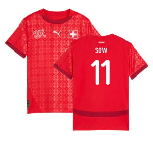 2025 Switzerland EUR25 Home Shirt (Kids) (Sow 11)