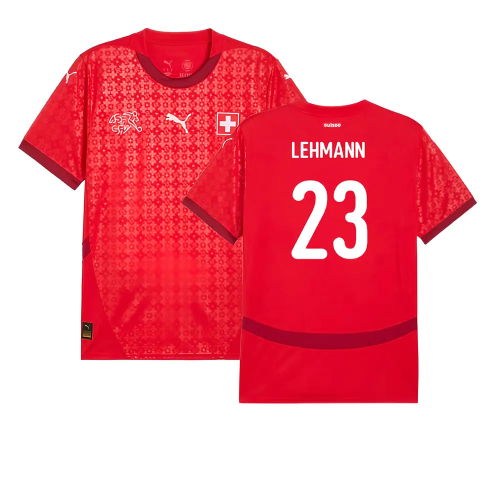 2025 Switzerland EUR25 Home Shirt (Unisex) (Lehmann 23) 2025 Switzerland EUR25 Home Shirt (Unisex) (Lehmann 23)