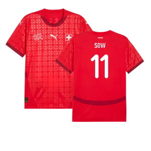 2025 Switzerland EUR25 Home Shirt (Unisex) (Sow 11)