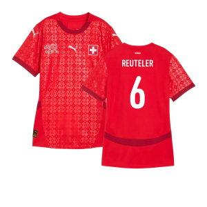 2025 Switzerland EUR25 Home Shirt (Womens) (Reuteler 6)