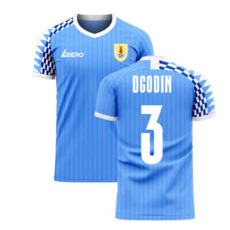 Uruguay 2023-2024 Home Concept Football Kit (Libero) (D GODIN 3)