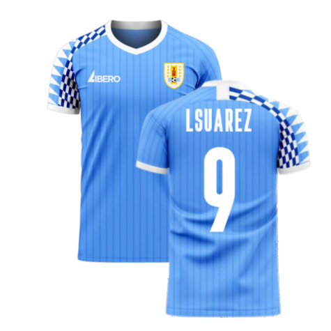 Uruguay 2023-2024 Home Concept Football Kit (Libero) (L SUAREZ 9)