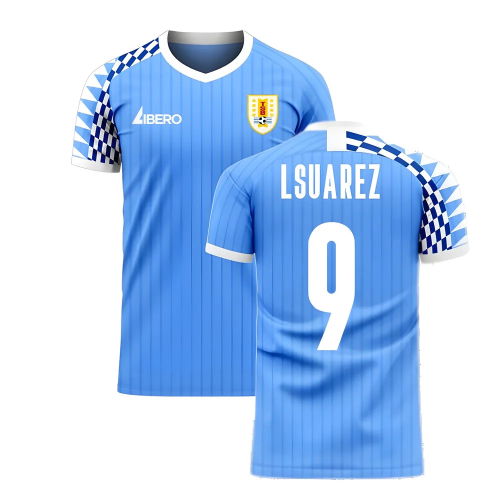 Uruguay 2025-2026 Home Concept Football Kit (Libero) (L SUAREZ 9)