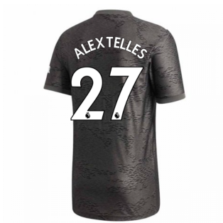 2020-2021 Man Utd Adidas Away Football Shirt (Alex Telles 27)
