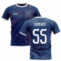 2022-2023 Glasgow Home Concept Football Shirt (Gerrard 55)