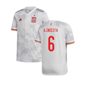 Spain 2025-2026 Home Concept Football Kit (Libero) (A.INIESTA 6)